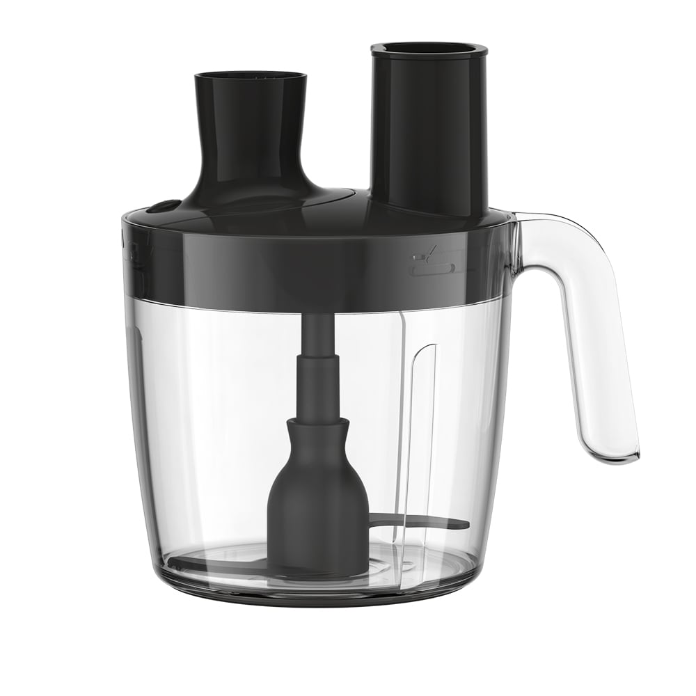 Mixer vertical TEFAL Quickchef+ HB67G830, 0.8l, 1000W, 20 trepte viteza, negru-argintiu