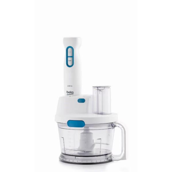 Mixer vertical BEKO HBG5100W, 1.5l, 1000W, 1 treapta viteza, alb-albastru deschis