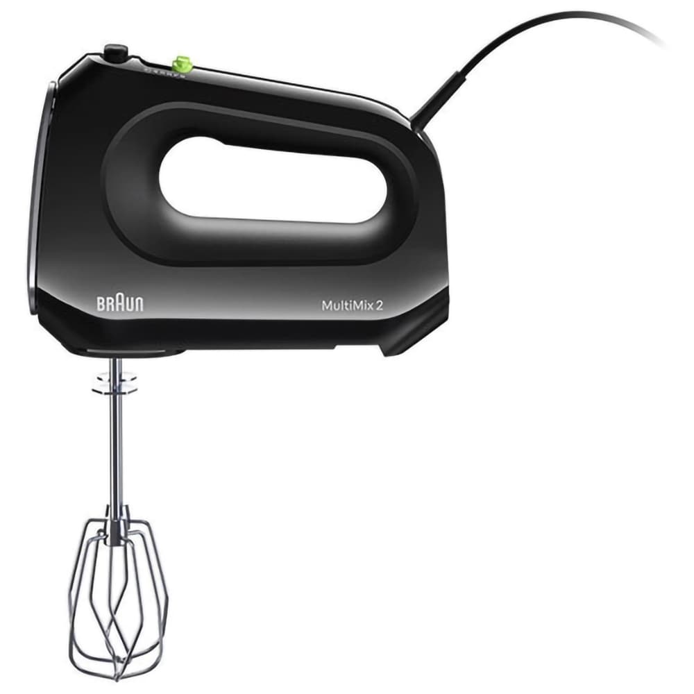 Mixer de mana BRAUN MultiMix 2 HM2110BK, 500W, 4 trepte viteza, negru
