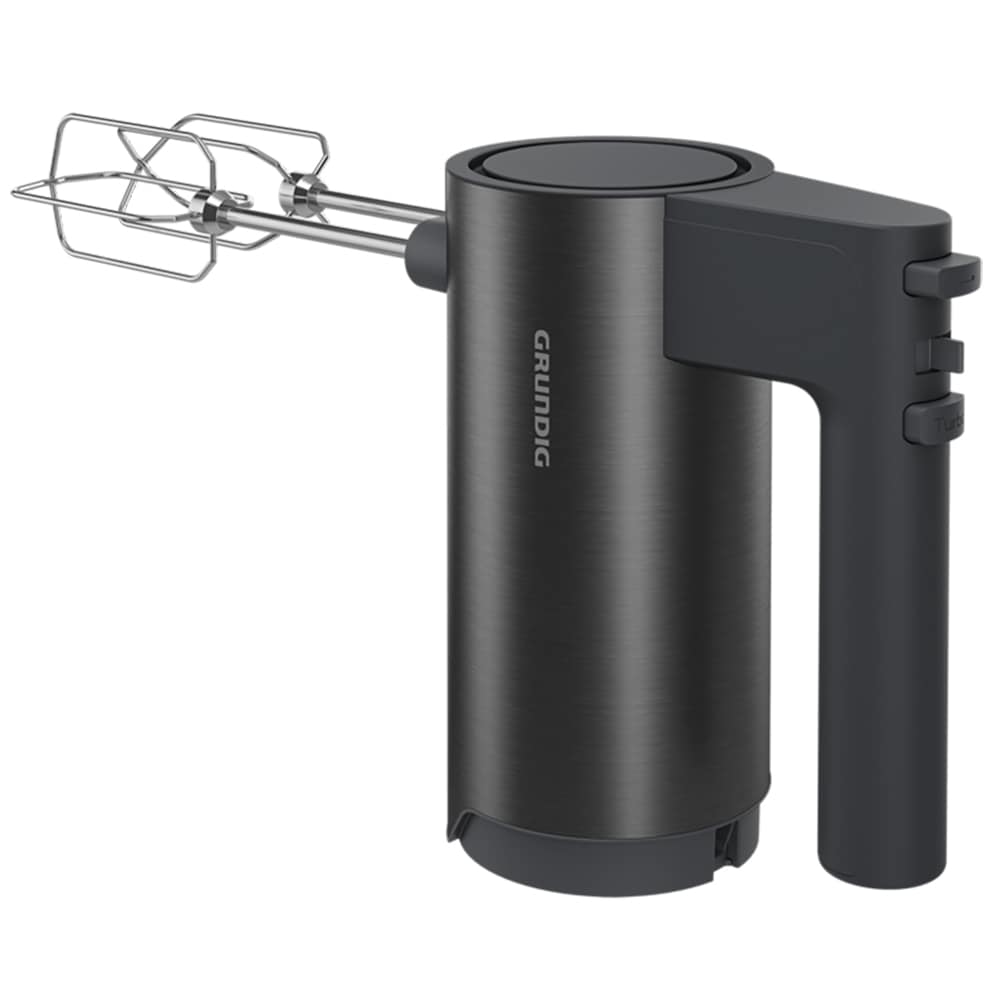 Mixer de mana GRUNDIG Delisia Novus HM7140, 500W, 4 trepte viteza, gri inchis-negru