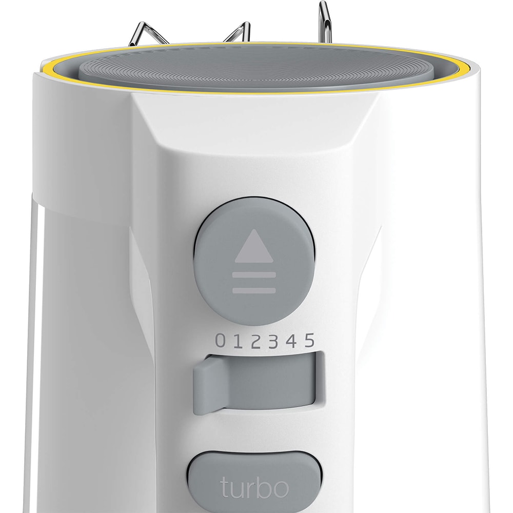 Mixer de mana BEKO HMM62404W, 425W, 5 trepte viteza, alb-gri