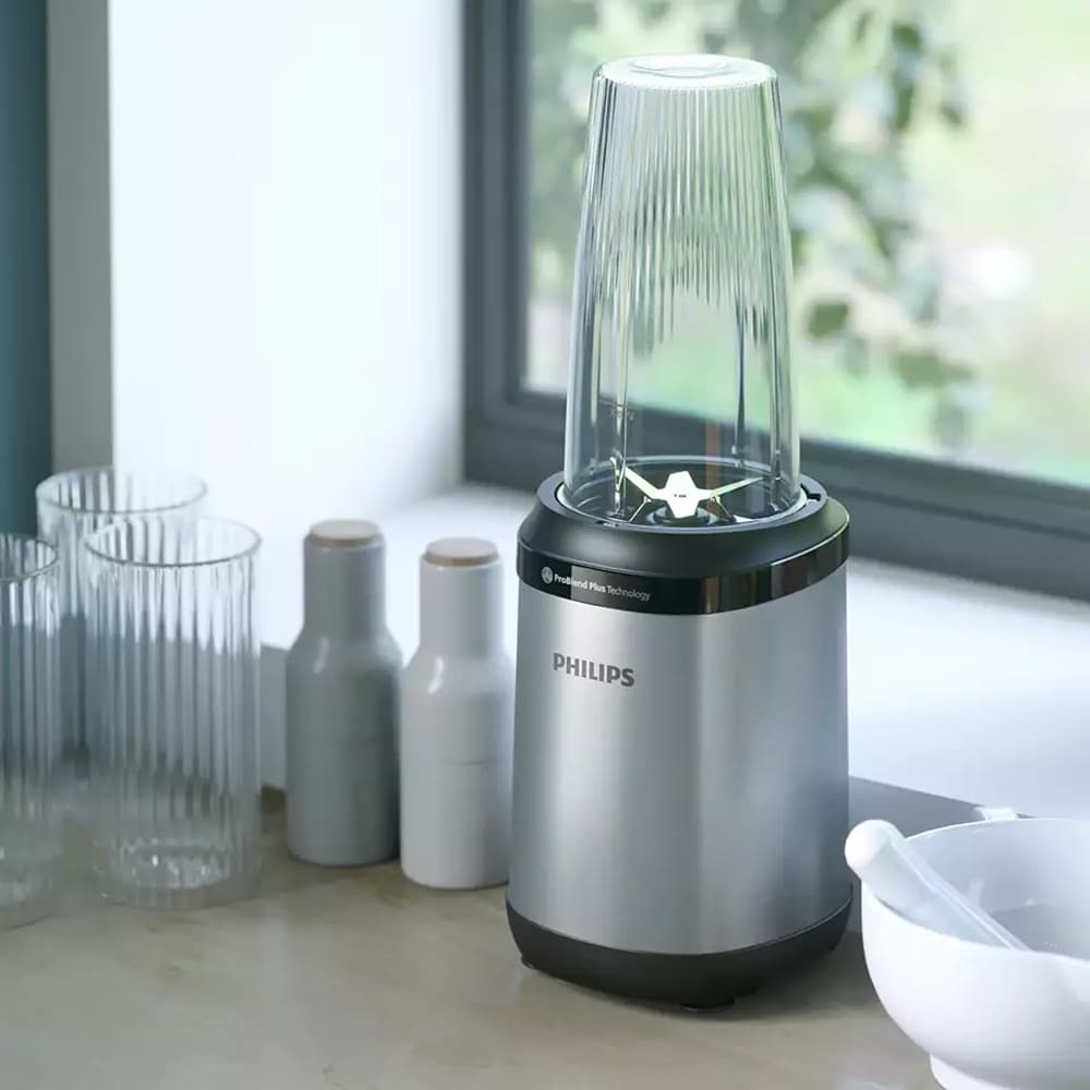 Blender PHILIPS Seria 5000 HR2765/00, 0.7l, 800W, 1 treapta viteza, argintiu-negru