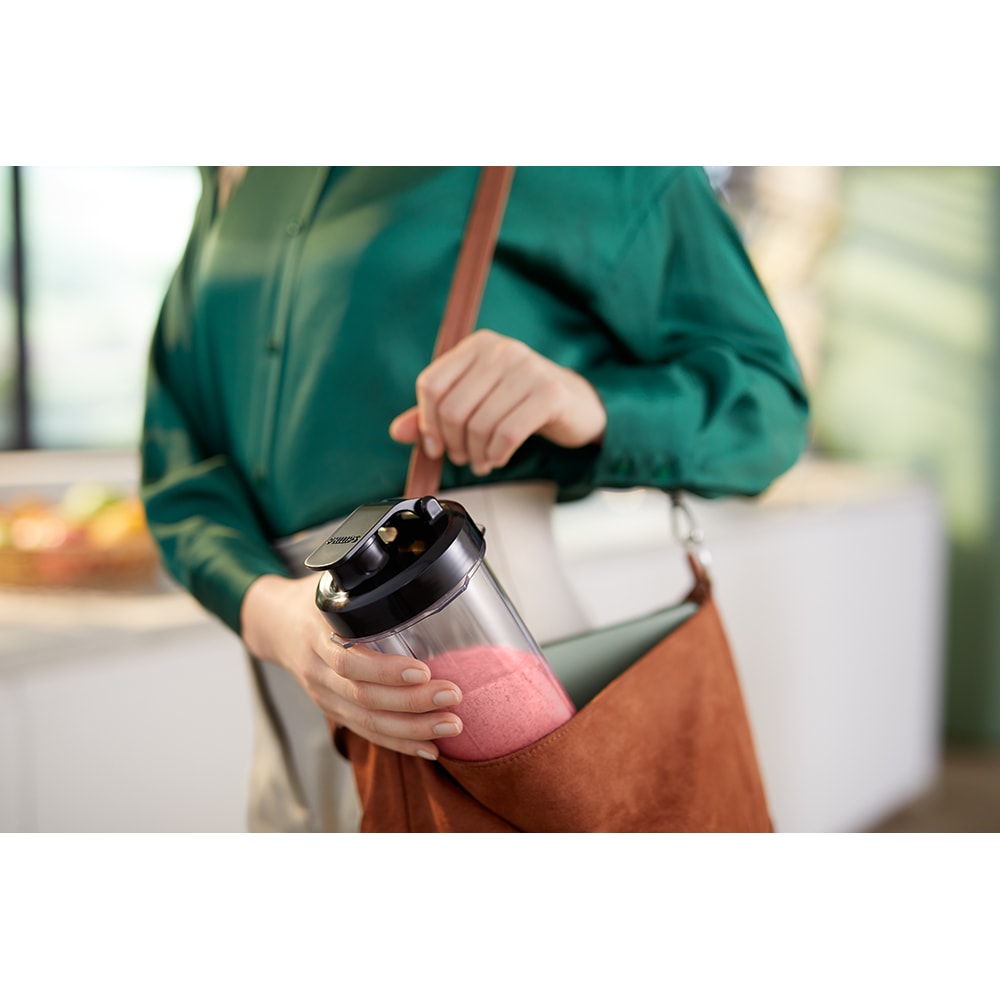 Blender PHILIPS Seria 5000 HR3041/00, 2l, 1200W, viteza variabila, argintiu inchis-negru