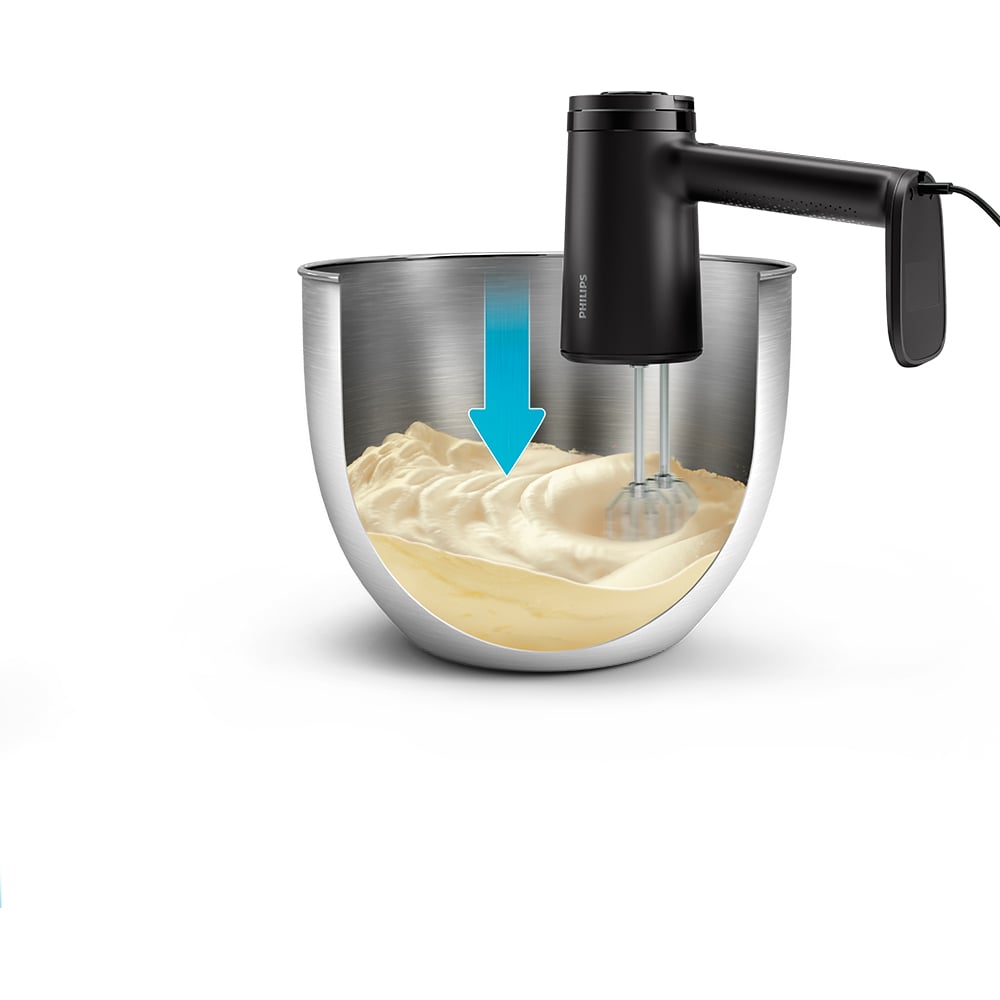 Mixer vertical PHILIPS Seria 5000 HR3781/00, 500W, 5 trepte viteza, negru