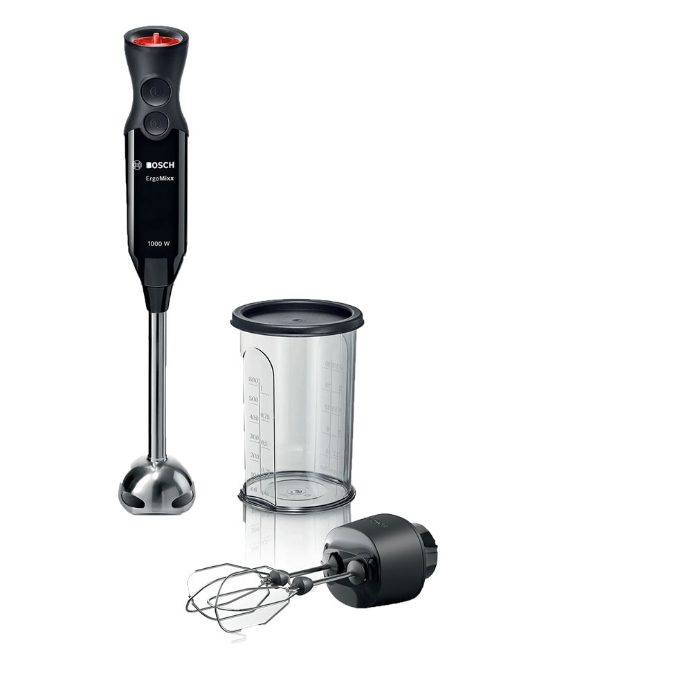 Mixer vertical BOSCH ErgoMixx MS6CB6197, 1.25l, 1000W, 12 trepte viteza, negru