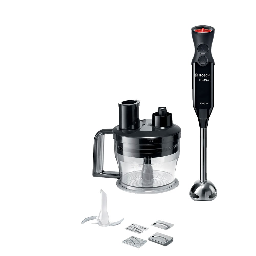 Mixer vertical BOSCH ErgoMixx MS6CB6197, 1.25l, 1000W, 12 trepte viteza, negru