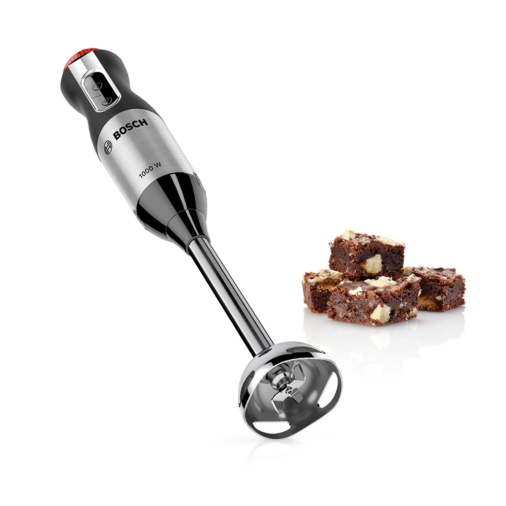 Mixer vertical BOSCH ErgoMixx MS6CM6157, 0.5l, 1000W, 12 trepte viteza, argintiu-negru