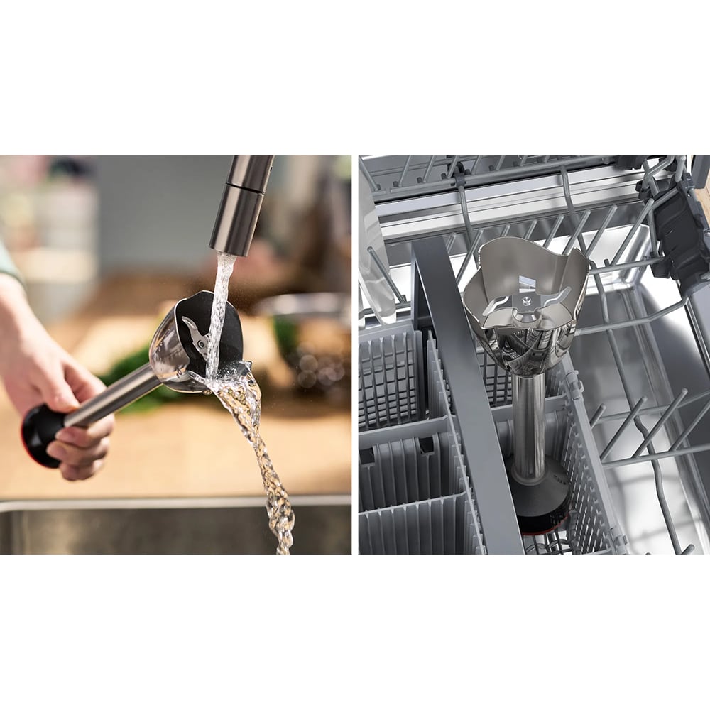 Mixer vertical BOSCH ErgoMaster Seria 6 MSM6M623, 0.6l, 1000W, viteza, variabila, negru-argintiu