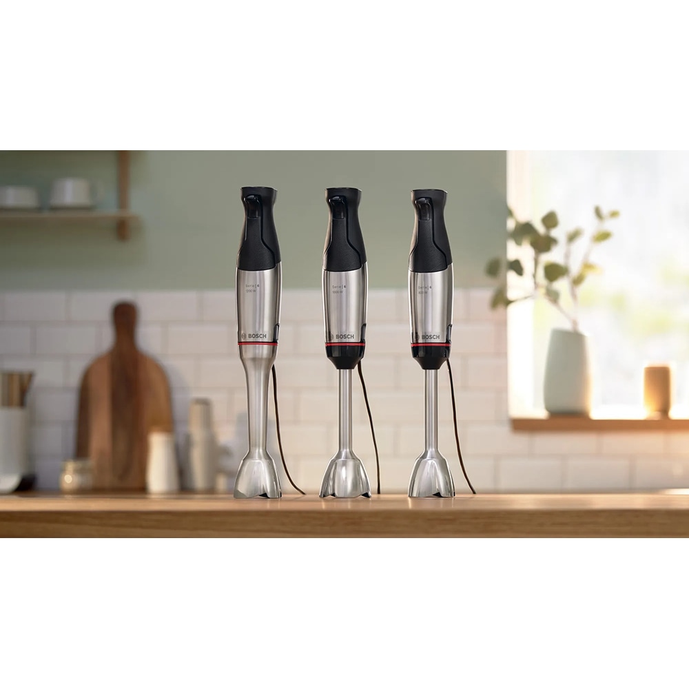 Mixer vertical BOSCH ErgoMaster MSM6M821, 0.5l, 1200W, viteza variabila, argintiu-negru