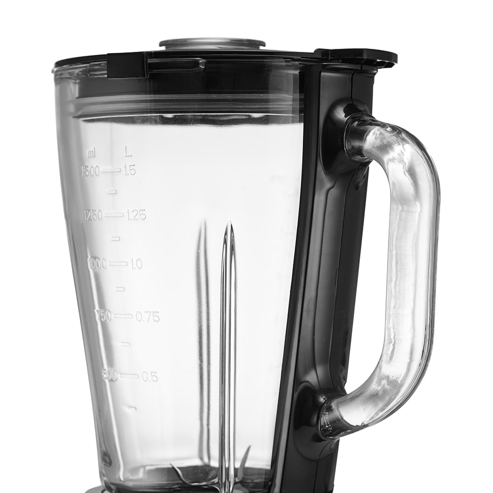 Blender MYRIA MY4432, 1.5l, 500W, 2 trepte viteza, argintiu-negru