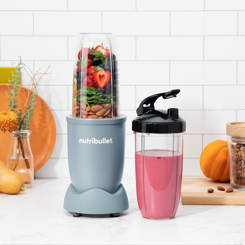Blender NUTRIBULLET Pro Mineral NB907MASL, 0.9l, 1 treapta viteza, 900W, bleu