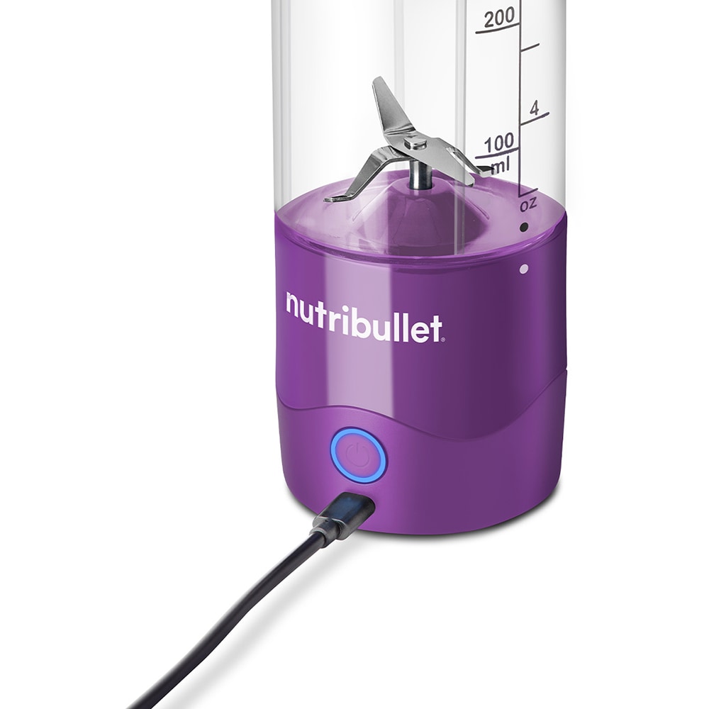 Blender portabil NUTRIBULLET NBP003PU, 0.475l, 1 treapta viteza, USB-C, mov Blender portabil NUTRIBULLET NBP003PU, 0.475l, 1 treapta viteza, USB-C, mov