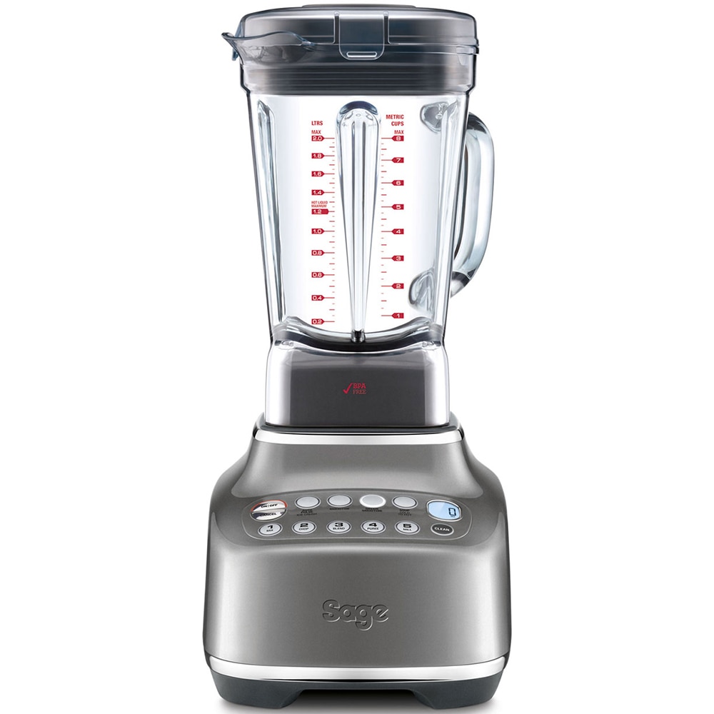 Blender SAGE The Q SBL820, 2l, 2400W, 5 trepte de viteza, argintiu-negru