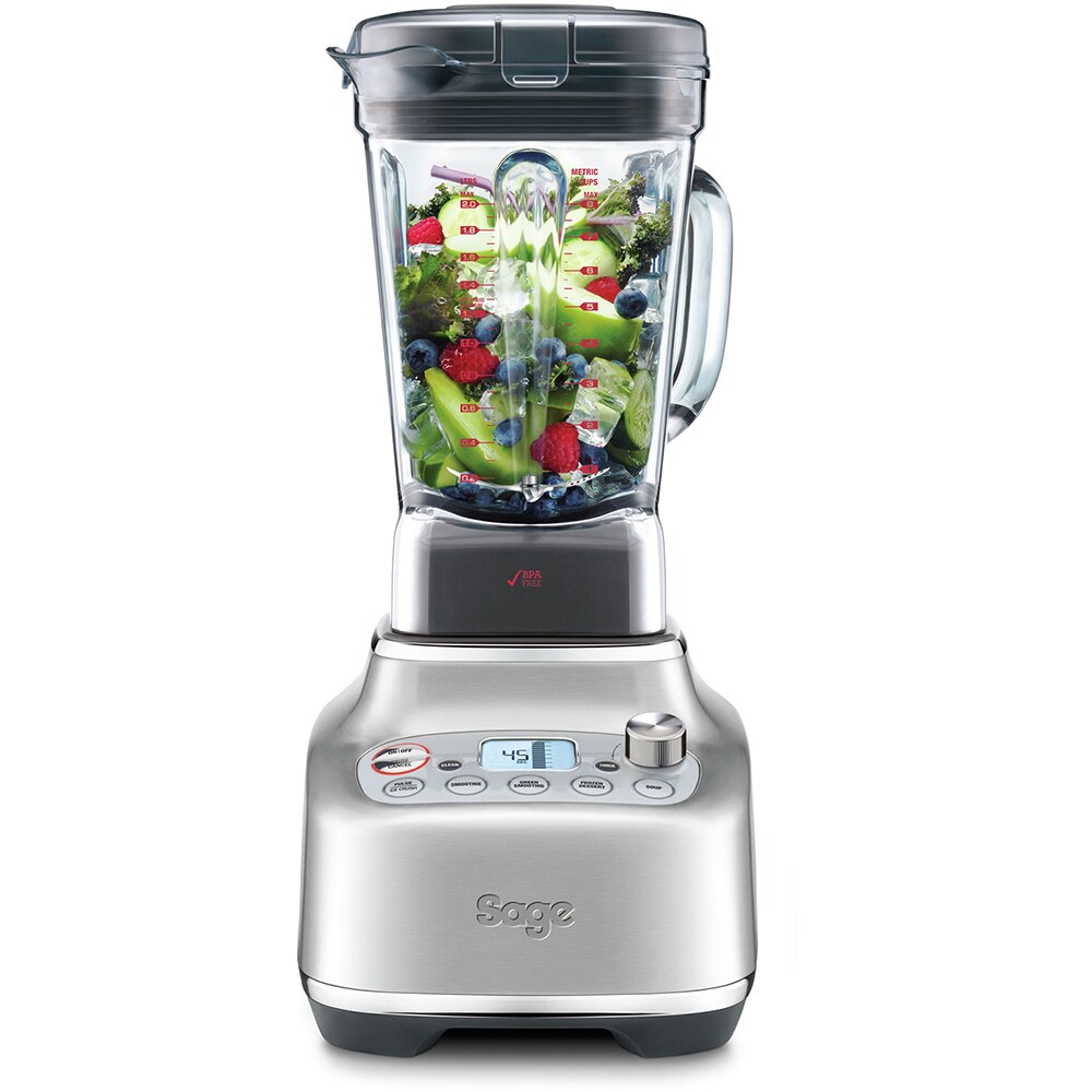 Blender SAGE the Super Q SBL920, 2l, 2400W, 12 trepte de viteza, argintiu