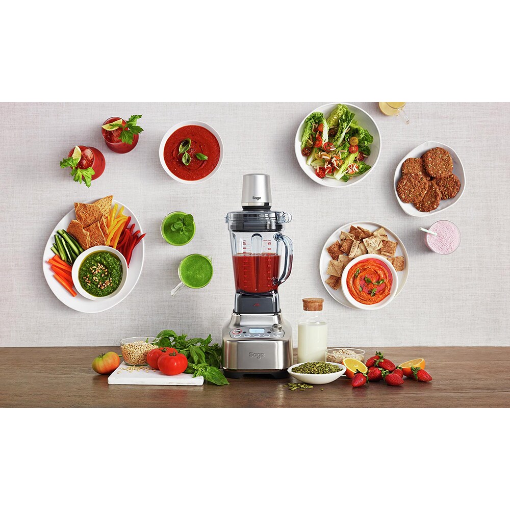 Blender SAGE the Super Q SBL920, 2l, 2400W, 12 trepte de viteza, argintiu