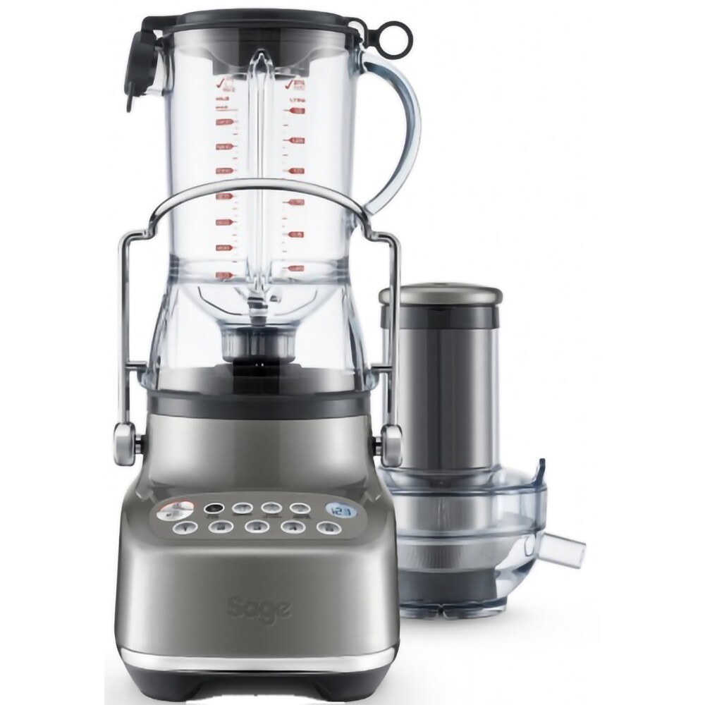 Blender 2in1 SAGE The 3X Bluicer SJB615, 1.5l, 1000W, 5 trepte viteza, argintiu