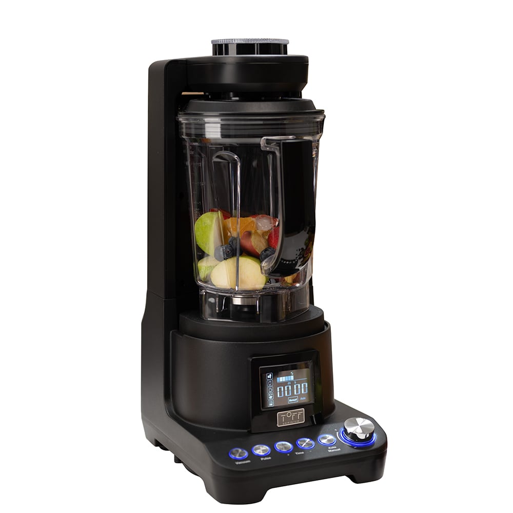 Blender cu mixare in vid TOFF DOMINIUM TO4001, 1.5l, 1400W, 10 trepte viteza, negru
