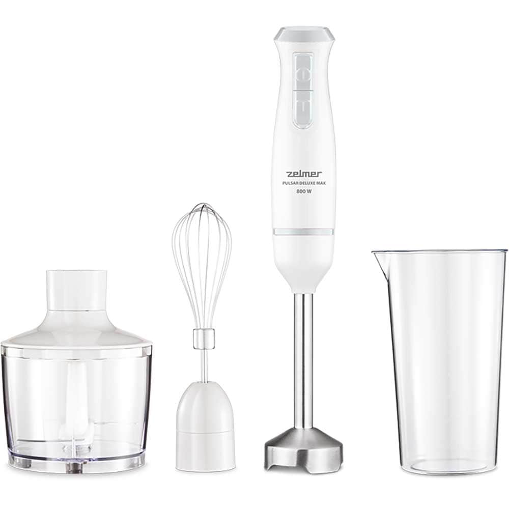 Mixer vertical ZELMER ZHB4562S, 0.8l, 800W, 1 treapta viteza, alb-gri