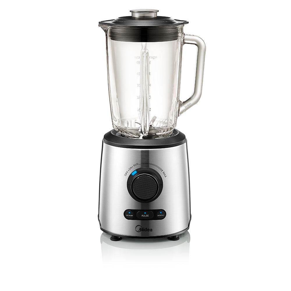 Blender MIDEA MJ-BL5001AW2, 1.5l, 1400W, viteza variabila, argintiu-negru