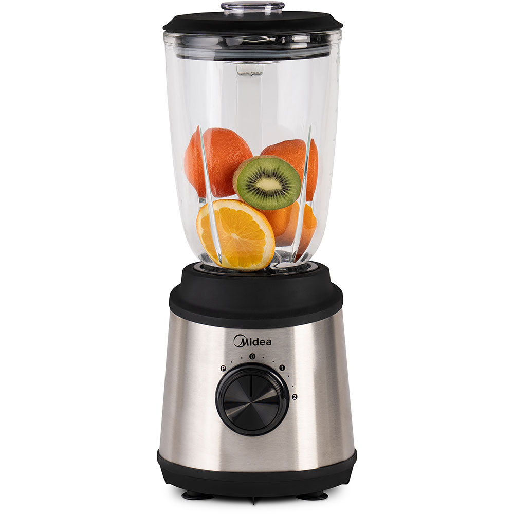 Blender MIDEA MJ-BL6006WE, 1.5l, 800W, viteza variabila, argintiu-negru