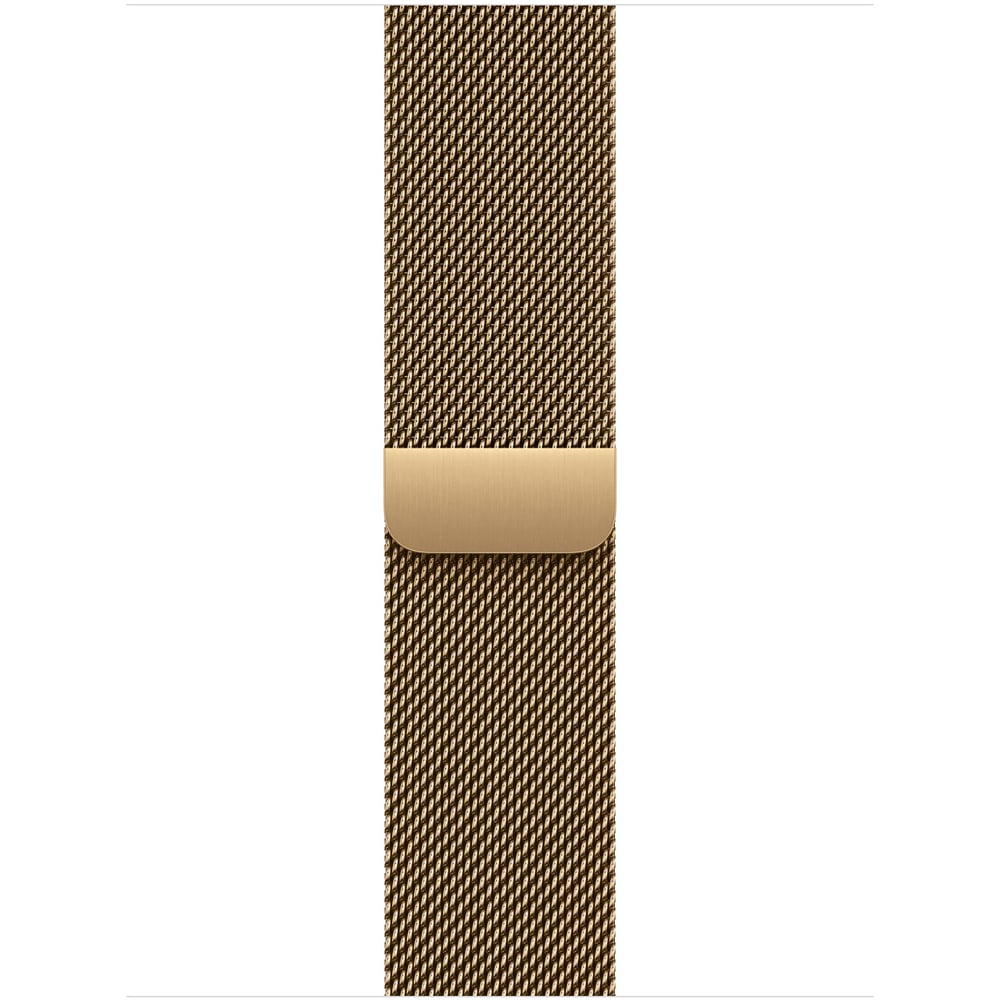 Bratara pentru APPLE Watch 46mm Radiant Gold Milanese Loop - S/M, MJNP4ZM/A