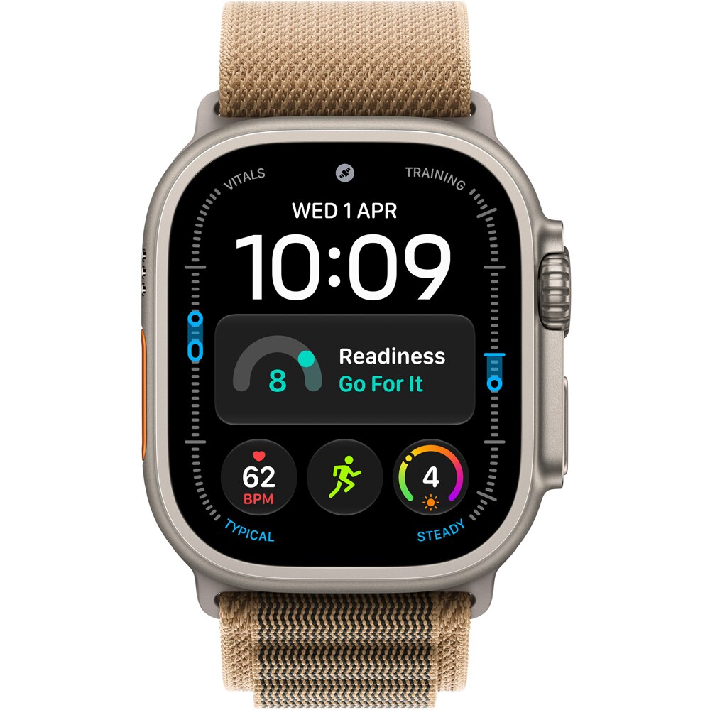 Bratara pentru APPLE Watch 49mm Desert Alpine Loop - Small - Natural Titanium Finish, MK7G4ZM/A