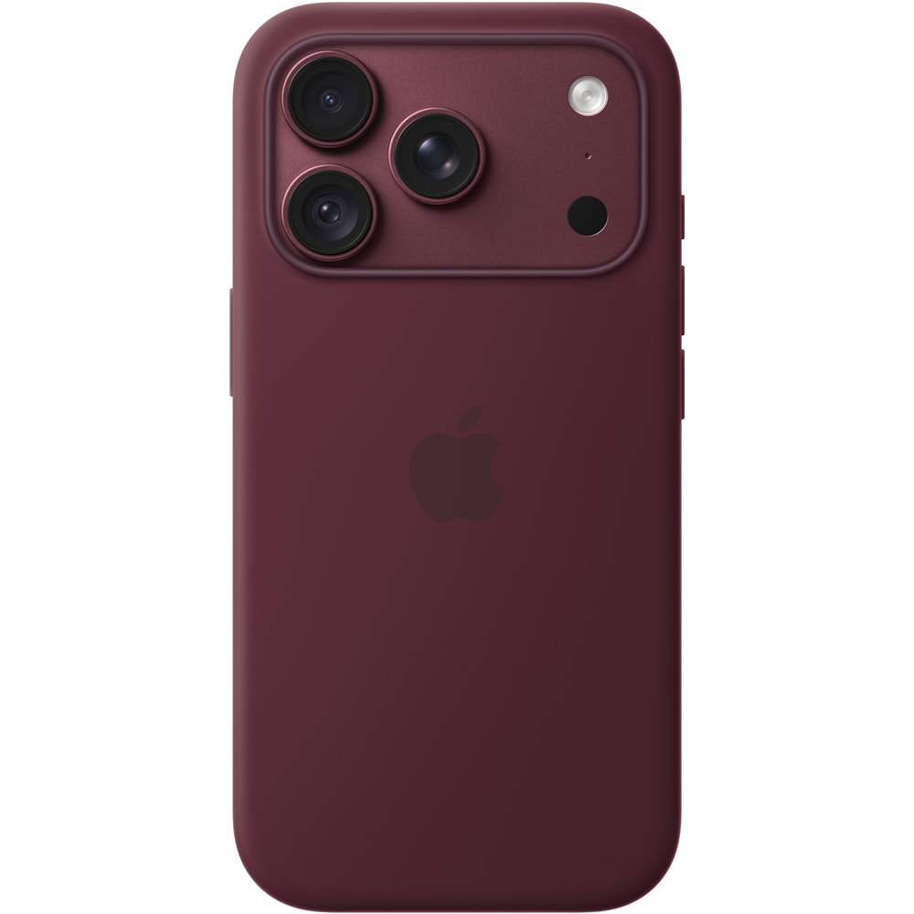 Husa telefon APPLE iPhone 18 Pro Silicone Case cu MagSafe - Burgundy, MK8U4ZM/A