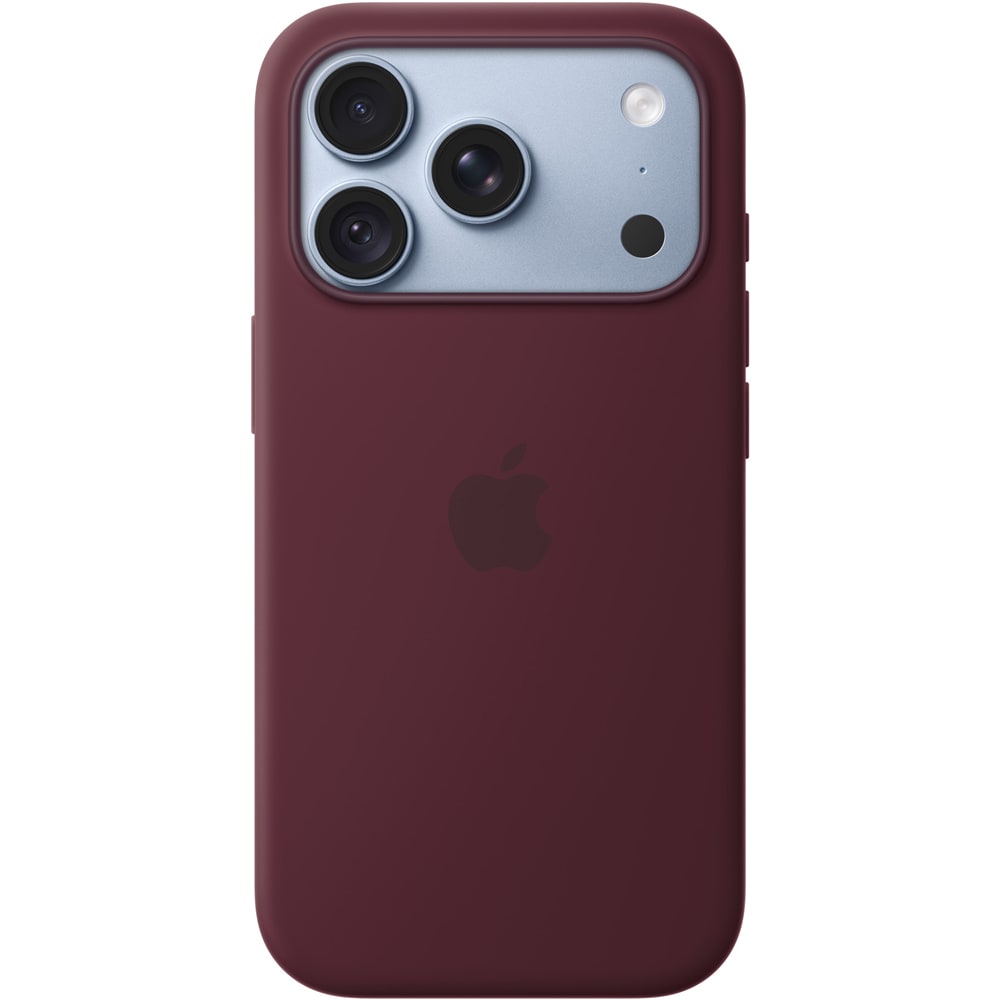 Husa telefon APPLE iPhone 18 Pro Silicone Case cu MagSafe - Burgundy, MK8U4ZM/A