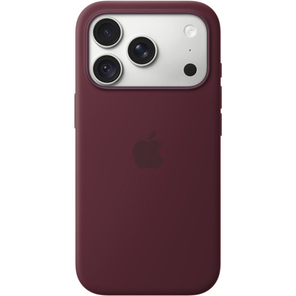 Husa telefon APPLE iPhone 18 Pro Silicone Case cu MagSafe - Burgundy, MK8U4ZM/A