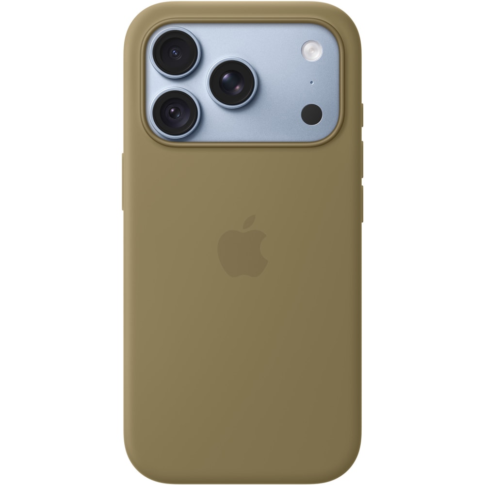 Husa telefon APPLE iPhone 18 Pro Silicone Case cu MagSafe - Olive, MK8V4ZM/A