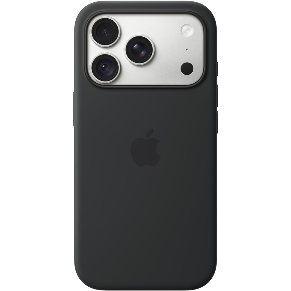 Husa telefon APPLE iPhone 18 Pro Silicone Case cu MagSafe - Black, MK8Y4ZM/A