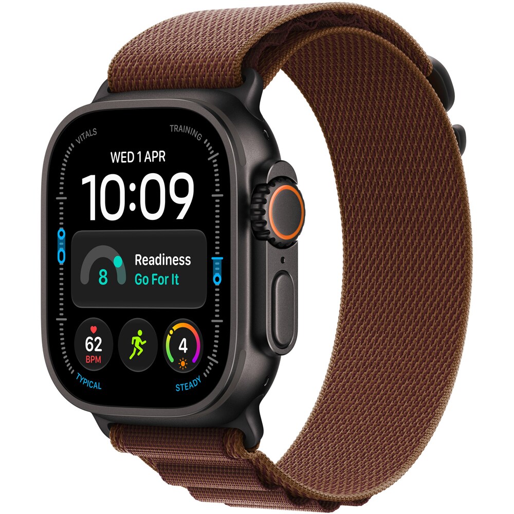 Bratara pentru APPLE Watch 49mm Burgundy Alpine Loop - Large - Black Titanium Finish, MKF24ZM/A