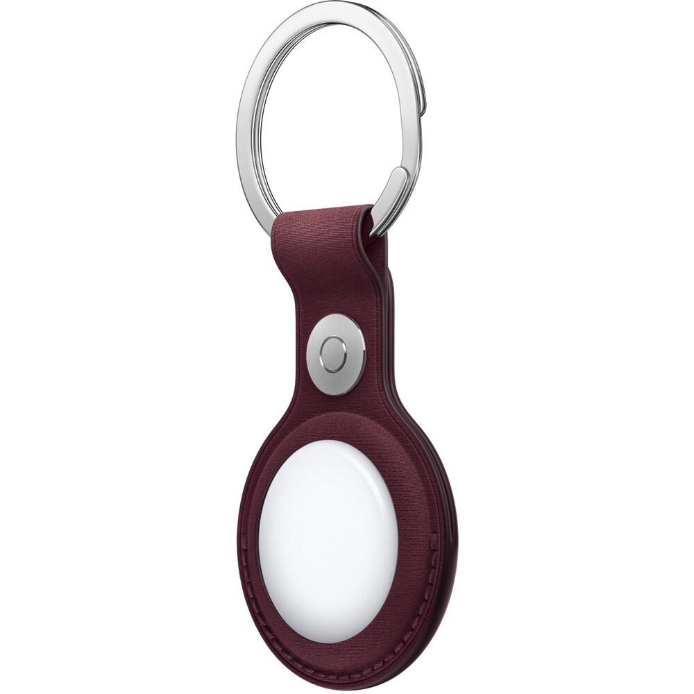 Husa protectie FineWoven pentru APPLE AirTag - Burgundy, MKG04ZM/A