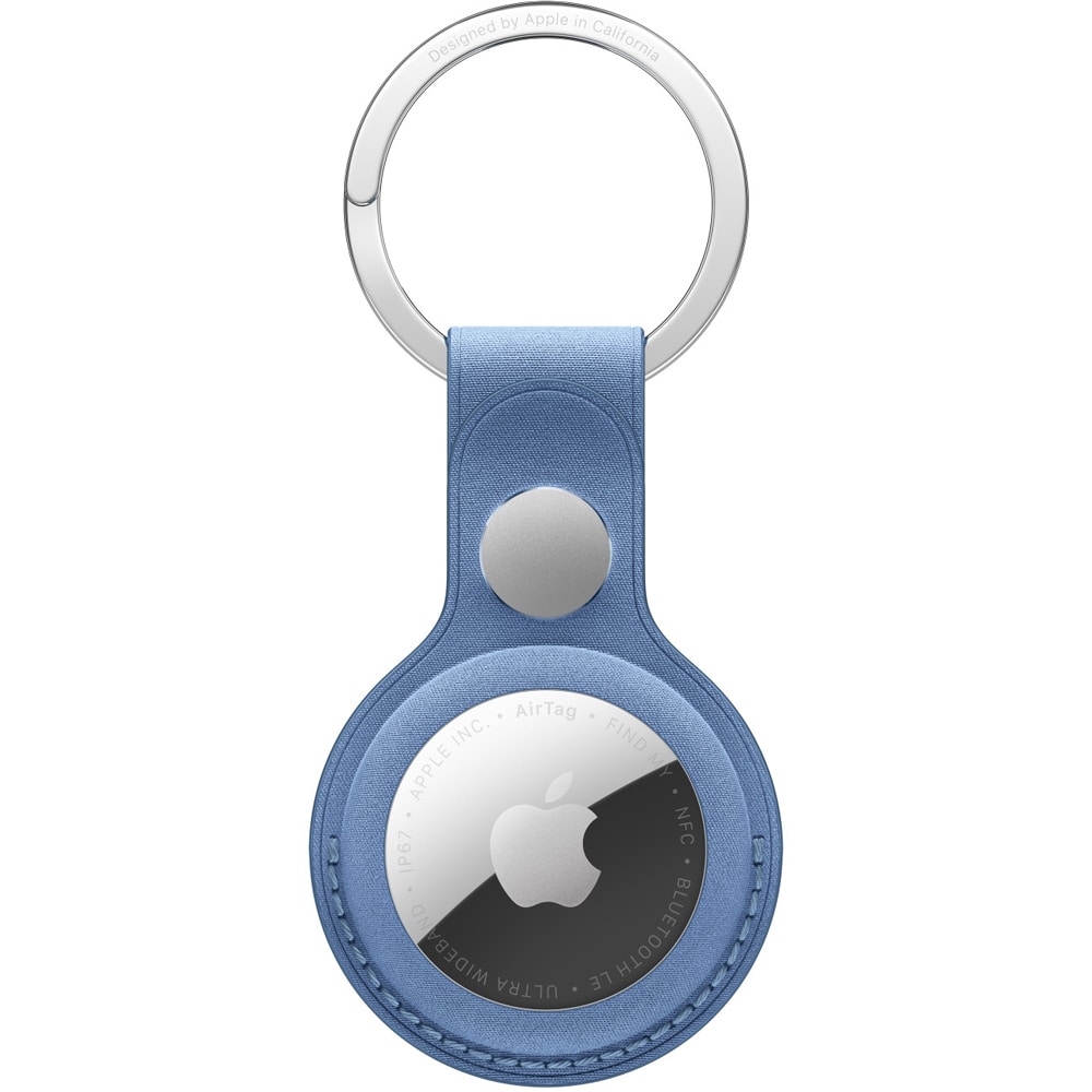 Husa protectie FineWoven pentru APPLE AirTag - Wildflower Blue, MKG14ZM/A