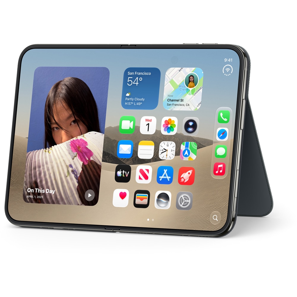 Husa telefon APPLE iPhone Duo Folio with Kickstand - Navy Blue, MKR74ZM/A