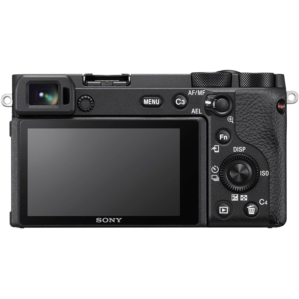 Aparat foto mirrorless SONY Alpha ILCE-6600MB, 24.2 MP, 4K, Wi-Fi, negru + Obiectiv 18-135mm