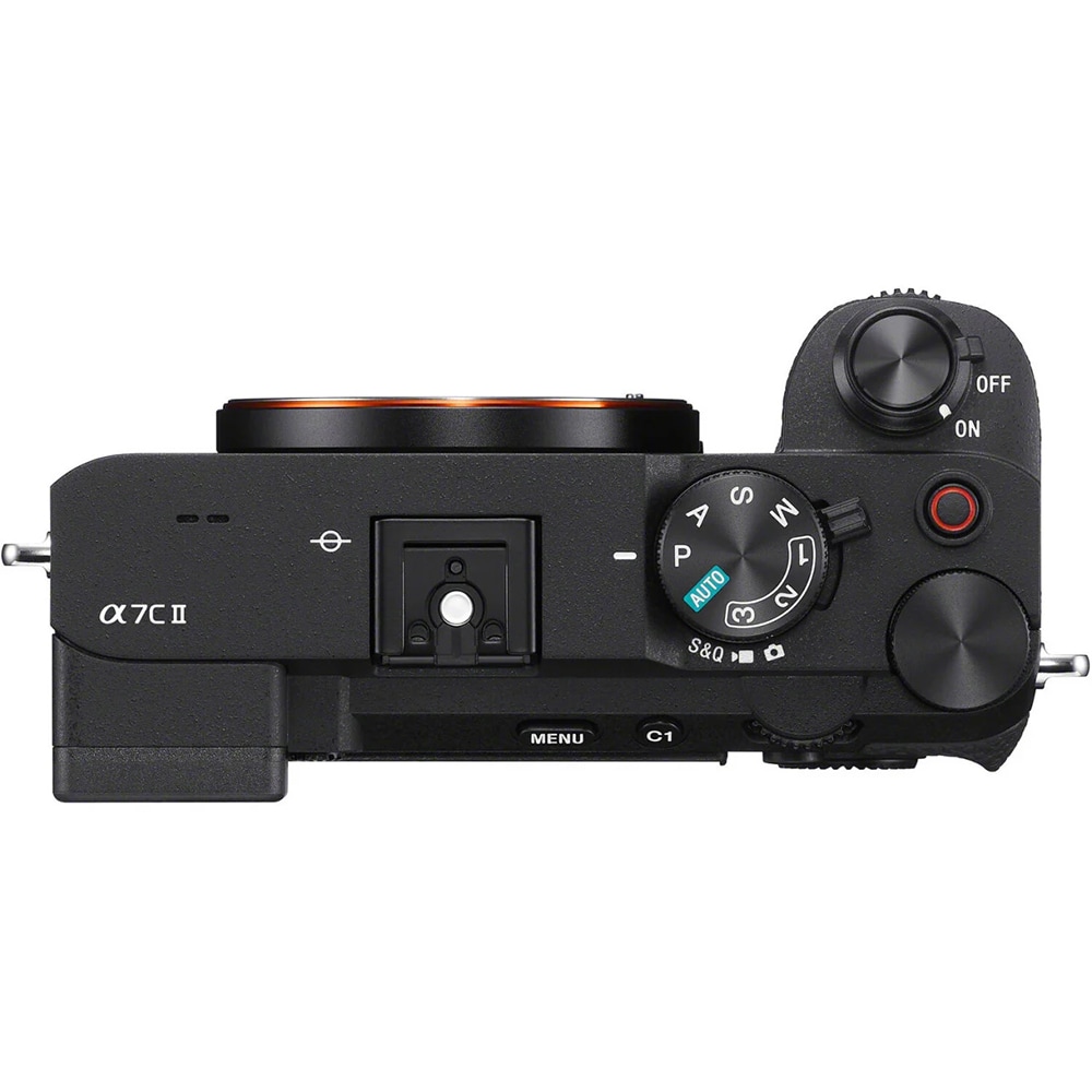 Aparat foto mirrorless SONY Alpha ILCE7CM2B, 33MP, 4K, Wi-Fi, Body, negru