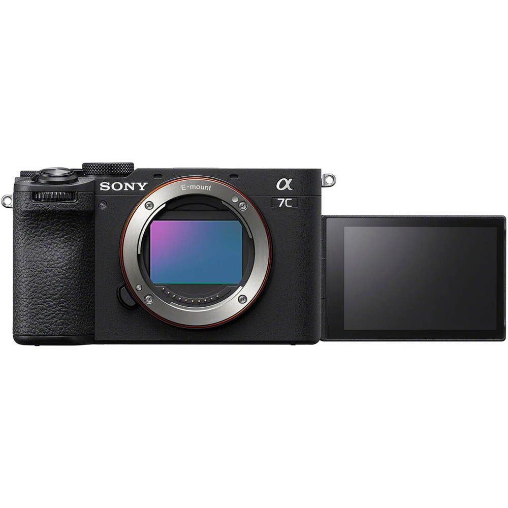 Aparat foto mirrorless SONY Alpha ILCE7CM2B, 33MP, 4K, Wi-Fi, Body, negru