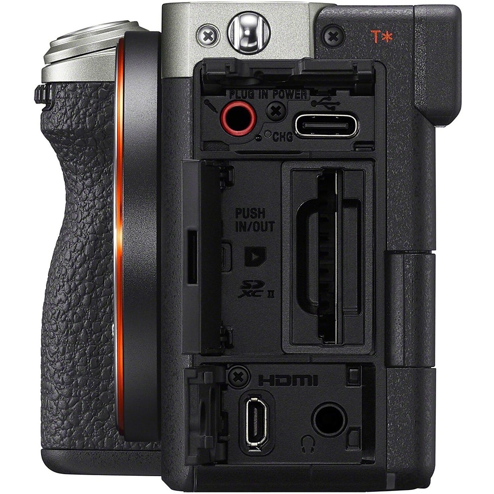 Aparat foto mirrorless SONY Alpha ILCE7CM2LS, 33MP, 4K, Wi-Fi, argintiu + Obiectiv 28-60mm