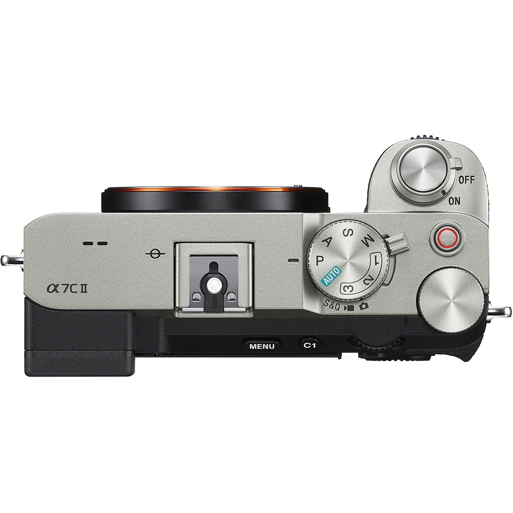 Aparat foto mirrorless SONY Alpha ILCE7CM2LS, 33MP, 4K, Wi-Fi, argintiu + Obiectiv 28-60mm