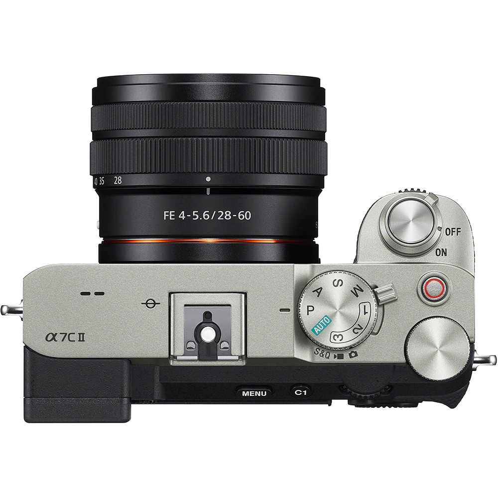 Aparat foto mirrorless SONY Alpha ILCE7CM2LS, 33MP, 4K, Wi-Fi, argintiu + Obiectiv 28-60mm