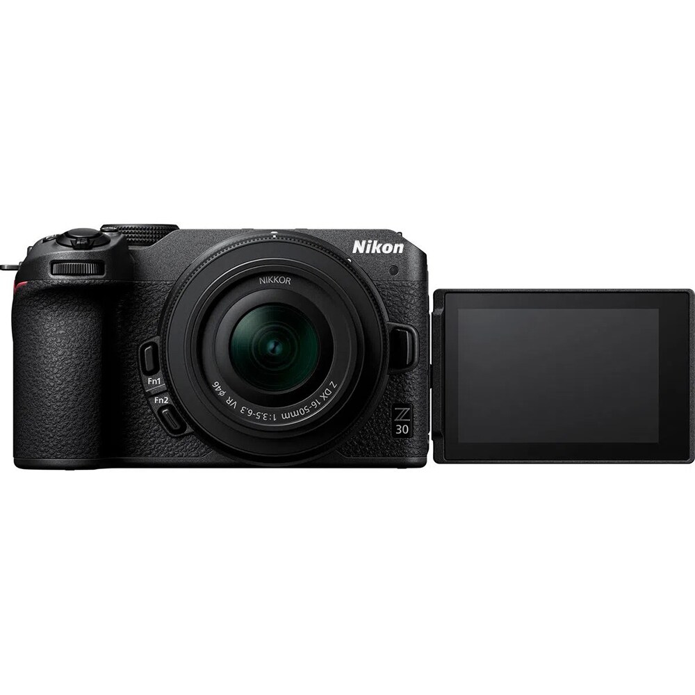 Aparat foto mirrlorless NIKON Z30, 20.9MP, 4K, Wi-Fi, negru + Obiectiv 16-50mm VR