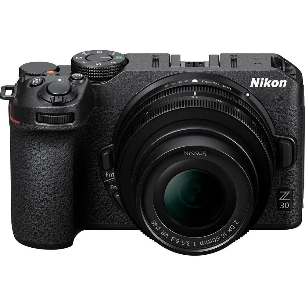 Aparat foto mirrlorless NIKON Z30, 20.9MP, 4K, Wi-Fi, negru + Obiectiv 16-50mm VR
