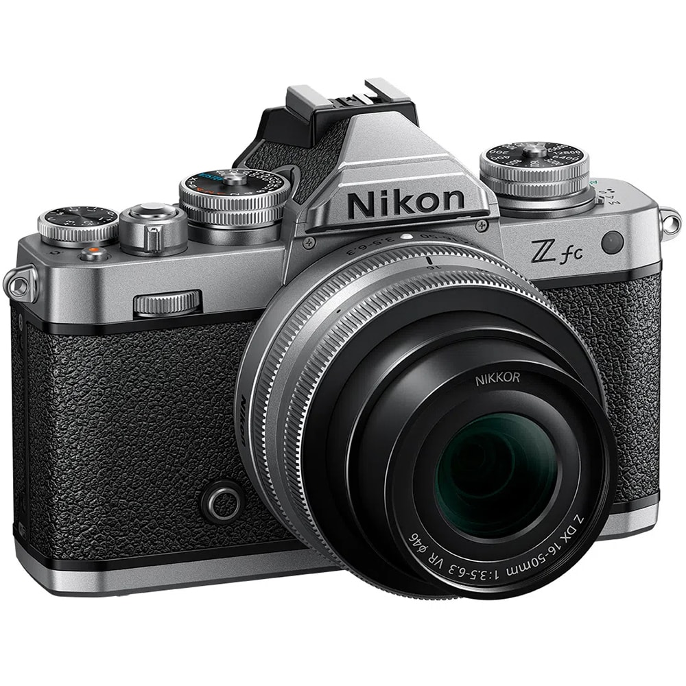 Aparat foto mirrlorless NIKON Z FC, 20.9MP, 4K, Wi-Fi, negru + Obiectiv 16-50mm VR