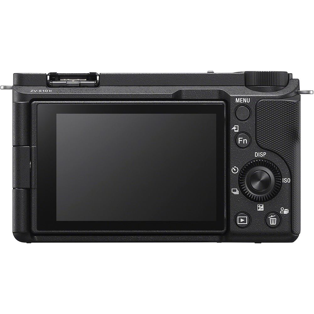 Aparat foto Mirrorless SONY Alpha ZV-E10M2, 26 MP, 4K, Wi-Fi, Body, negru