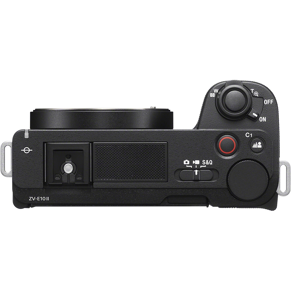Aparat foto Mirrorless SONY Alpha ZV-E10M2, 26 MP, 4K, Wi-Fi, Body, negru