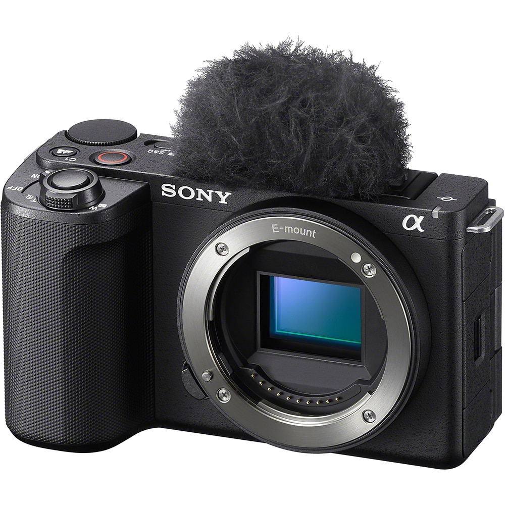 Aparat foto Mirrorless SONY Alpha ZV-E10M2, 26 MP, 4K, Wi-Fi, Body, negru
