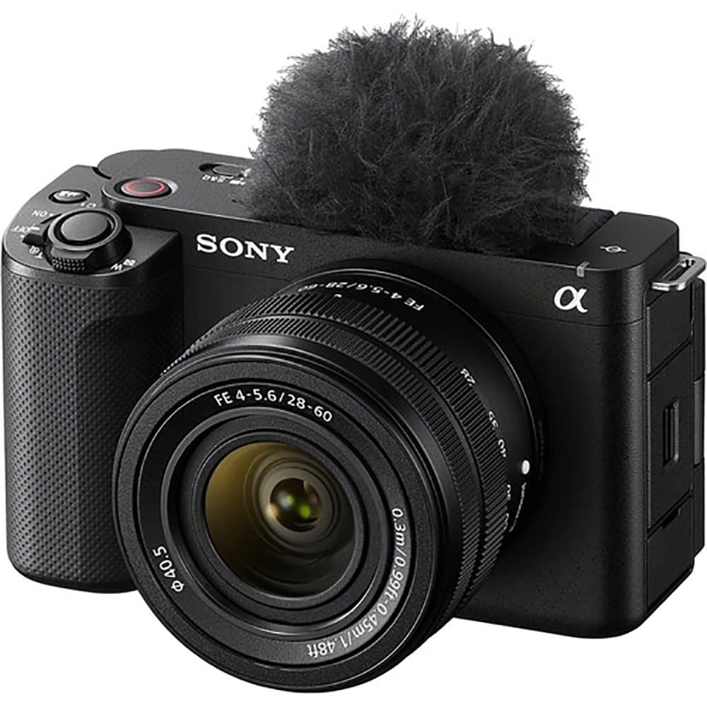 Aparat foto Mirrorless SONY Alpha ZV-E1, 12.2MP, 4K, Wi-Fi, negru + Kit cu obiectiv 28-60mm