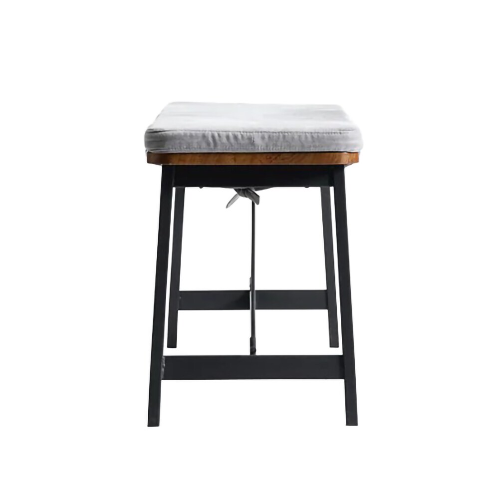 Banca Iso, 137 x 35 x 50 cm, stejar natural-negru