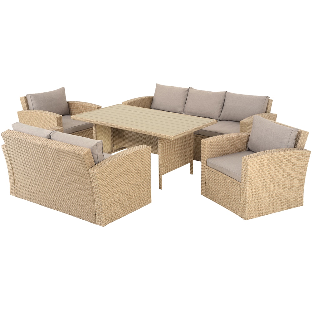 Set mobilier gradina MAISON MEX Rocco, 5 piese, bej
